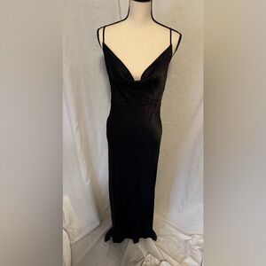 NWT Anthropologie-By Anthropologie Cowl Neck Slip Dress